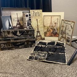 Paris Themed Home Decor Bundle 