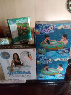 Pool Float And Slip & Slide 