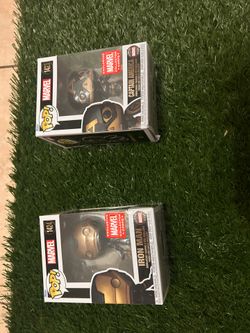 Marvel collectors version (iron man and captain America)