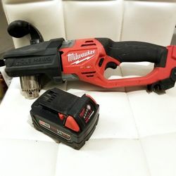 Milwaukee M18 FUEL HOLE HAWG 1/2" Right Angle Drill w/ 5ah Battery