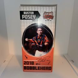 2018 San Francisco Giants Buster Posey Junior Giants SGA bobblehead in box 