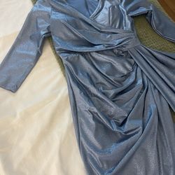 Beautiful Dusty Blue Dress