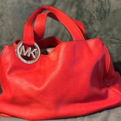 Michael Kors Orange Shoulder Bag  