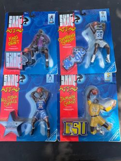 Shaq Attaq Shaquille O'Neal Action Figure Set of 4
