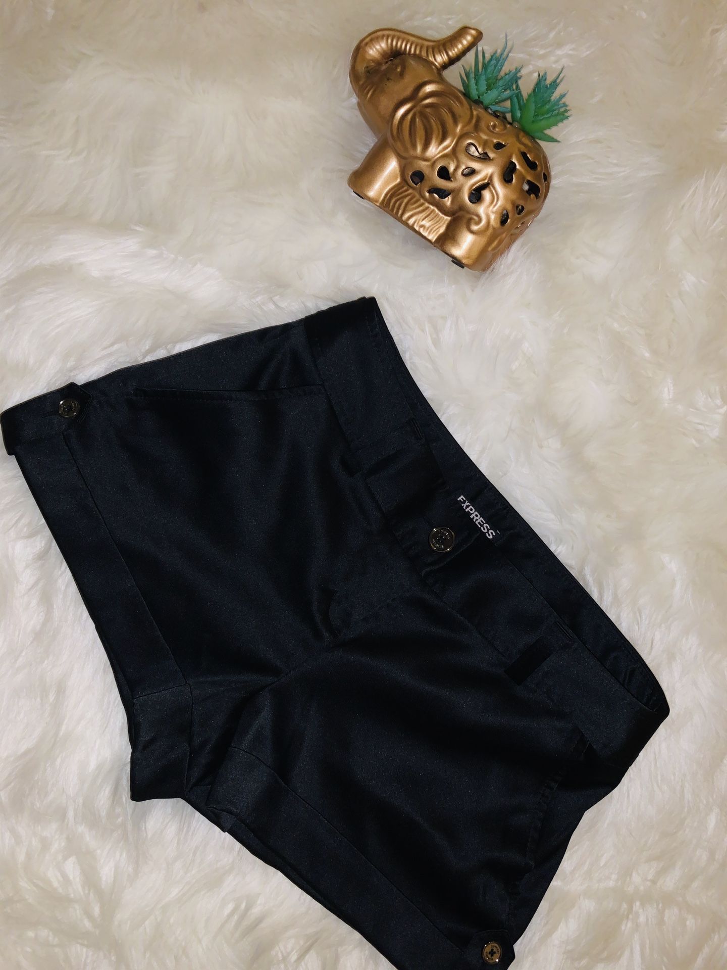 New Express black silk shorts for sale !!!