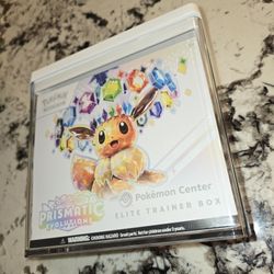 Pokemon Center Prismatic Evolutions ETB