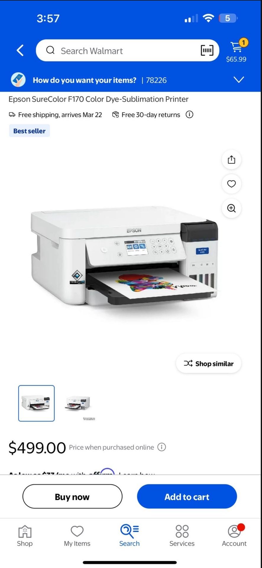 Epson F170 Sublimation Printer