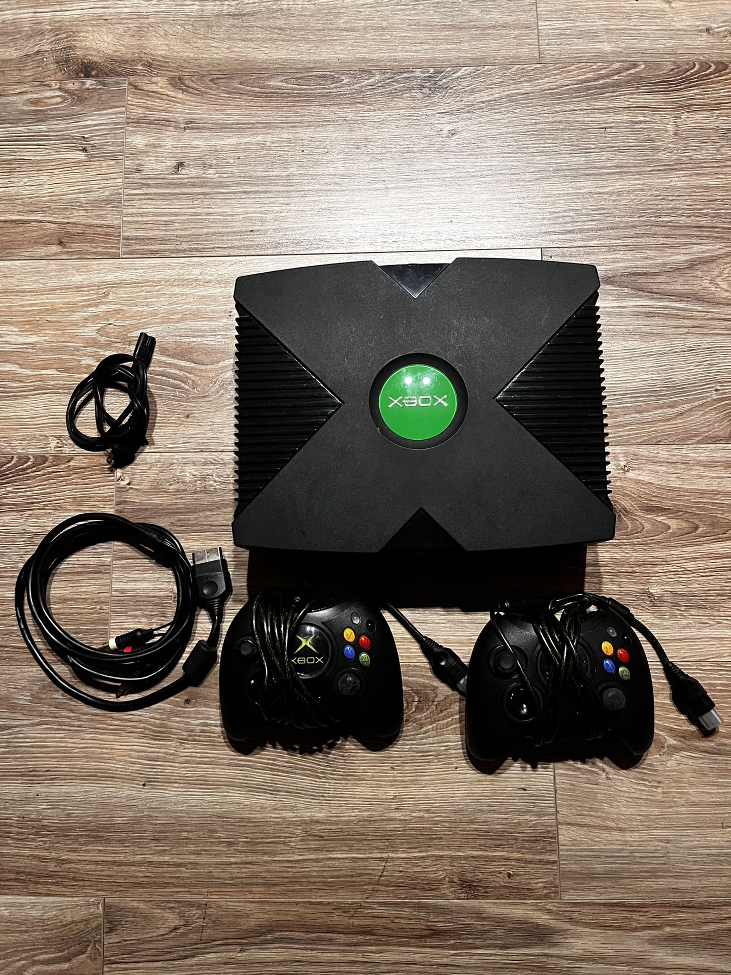 OG Xbox Console W/ 2 Duke Controllers