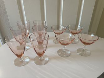Set Of 10 Wine/ Ice Cream Glass All $15
