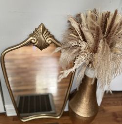 Gold Accent Wall Mirror Available