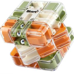 3D Maze Cube Ball Puzzle - Brain Teaser Game for Adults, Teens & Kids 8+ | Educational Sensory Fidget Toy for Focus & Logical Thinking | Durable Trave