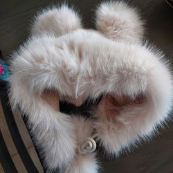 Bear Faux Fur Womens Fluffy Hat