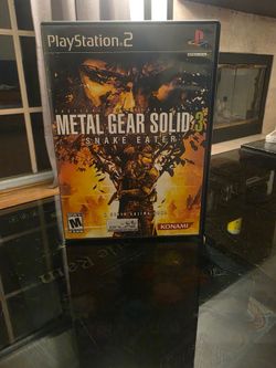 Metal Gear Solid 3 Snake Eater – PS2