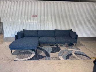 Blue L-Shape Couch W/ Free Delivery 🚚