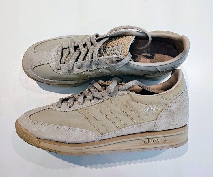 Adidas SL 72 RS Men's Wonder Beige Alumina. US 9 1/2 EU 43 1/3. New- No Box.