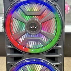 !!Early 2024 Special!! Rechargeable Dual 12” Bluetooth Party speaker w/Wireless mic