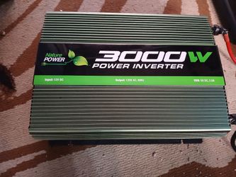 Nature Power Modified Sine Wave Inverter, 3000 Watts, Model# 37003