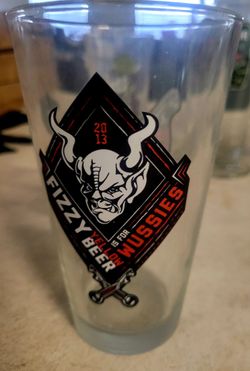 8 - Collector 16 Oz Beer Glasses