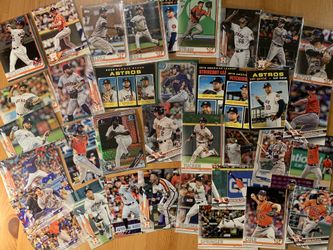 Astros Baseball Cards 94 total with Rookies