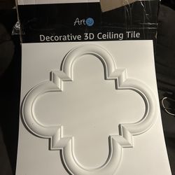 1 Box Of 3d Ceiling/ Wall Decorative Tile