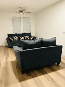 Sofa and loveseat