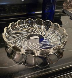 Mikasa Clear Peppermint Platter
