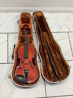 Vintage 🇩🇪 D.Meisel Geigen bass und Cellobav 3/4 Violin 🎻 (Length Size: 22 inches)