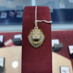Diamond Lion Pendant