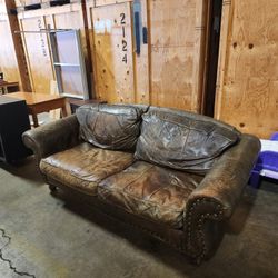 Bernhardt Leather Sofa