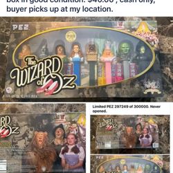 Wizard Of Oz PEZ collection