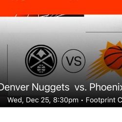 Suns Vs Nuggets Tickets 