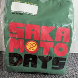 NEW Netflix Anime expo Sakamoto Days Promo Apron Green ax 2025