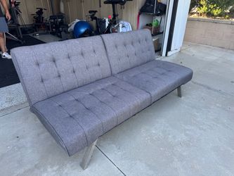 Gray Futon, Good Condition $30