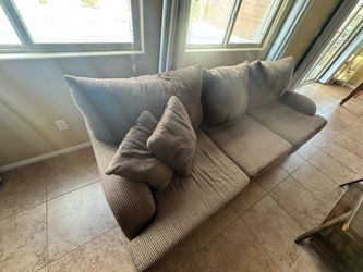 Sofa, Loveseat with movable chaise, and large ottoman!