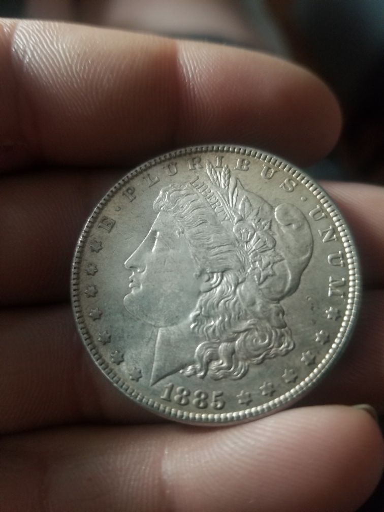 Early 1880-1925 Morgan silver dollar coins