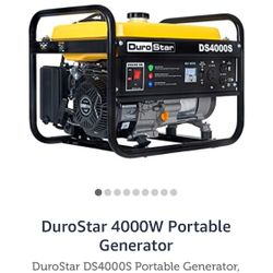 DuroStar DS4000S 4000 Watt Portable Gas Generator for Sale in Phoenix AZ OfferUp