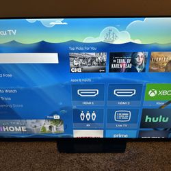TCL 50” 4K Roku Smart TV – Great Condition