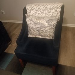 Blue Accent Chair 