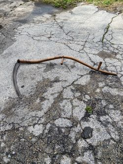 Antique weed sickle