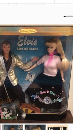 Elvis and Barbie dolls