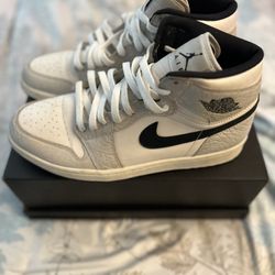 Size 10.5 - Air Jordan 1 Retro High White Elephant