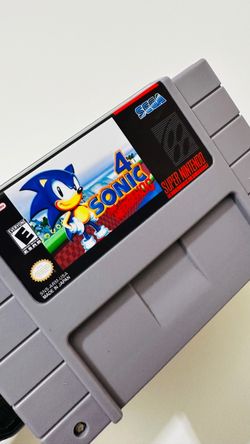 Sonic the Hedgehog 4 For Super Nintendo SNES Game Cartridge