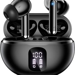 Wireless Earbuds, Bluetooth 5.4 Headphones with 50H Playback,