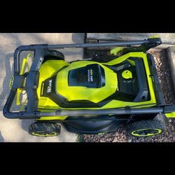 New Ryobi NON Self Propelled mower