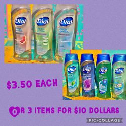“Dial Body Wash” * Different Kinds.