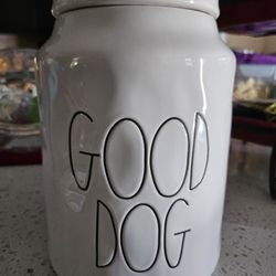 Good Dog Ceramic Treat Jar