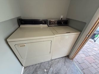 Washer and dryer heavy duty