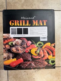 9pcs grill mat, 16x13”, new