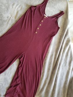 RIB KNIT JUMPSUIT