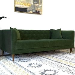 🚚Ask 👉Sectional, Sofa, Couch, Loveseat, Living Room Set, Ottoman, Recliner, Chair, Sleeper. 

✔️In Stock 👉Caldo Dark Green Pet-Friendly Sofa